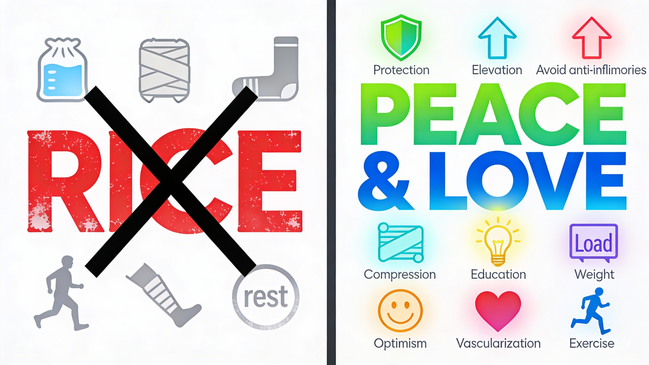 Shocking Truth: Why RICE Fails and PEACE & LOVE Transforms Injuries